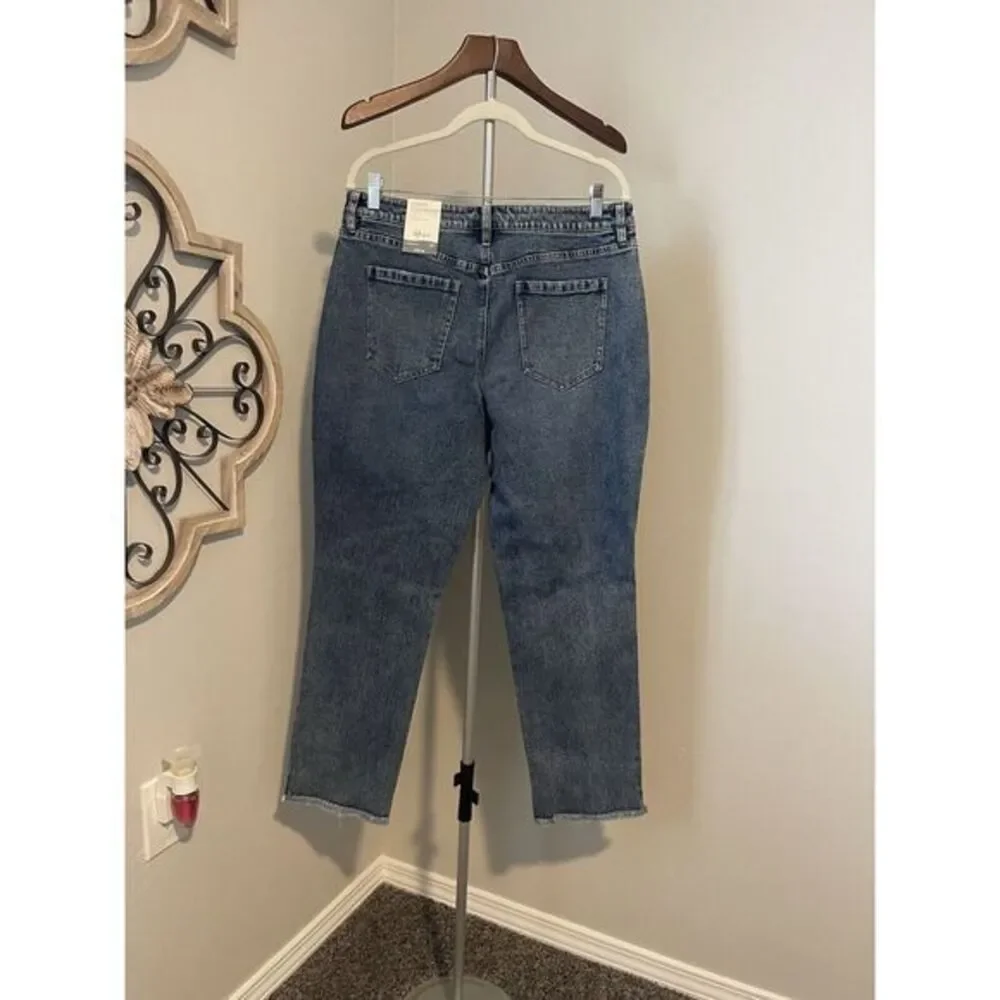 Women's Style & Co Womens Curvy Girlfriend Mid Rise‎ Jeans Sz 12